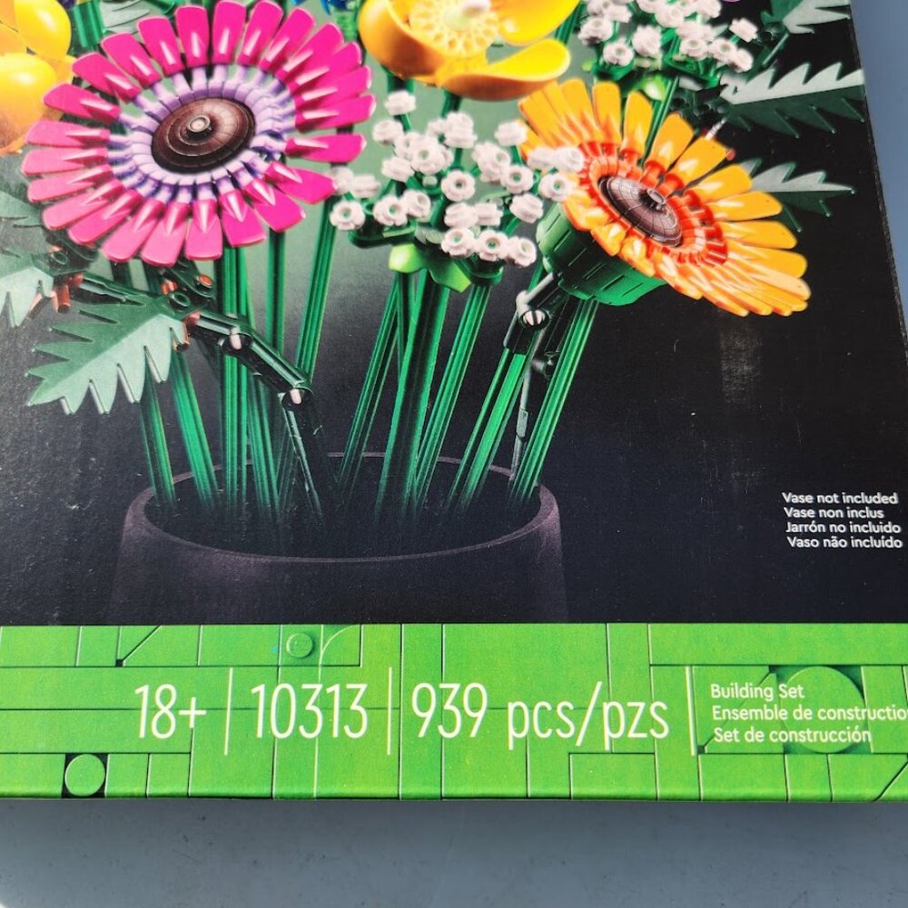 LEGO 10313 Botanicals Artificial Wildflower Bouquet Fake Flowers Building Set To - Picture 9 of 16